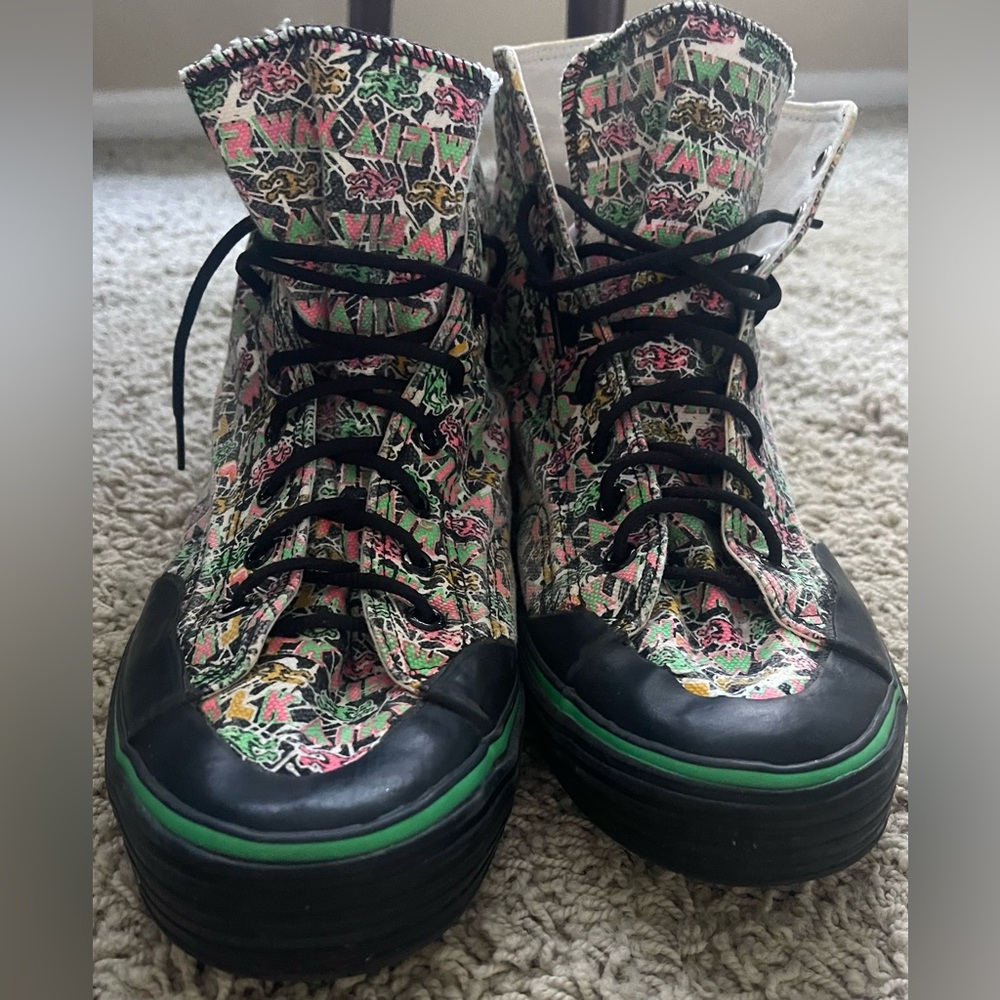 Vintage Airwalks Alias High Tops Keith Haring Shoes Skateboard Men’s Size 10.5